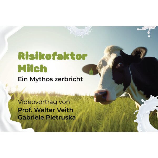 Risikofaktor Milch - ein Mythos zerbricht / Milch - der geheime Krankmacher - Visitenkarte 20er Pack