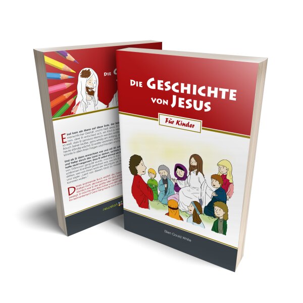 Die Geschichte von Jesus -  für Kinder (mit Bildern zum Ausmalen)